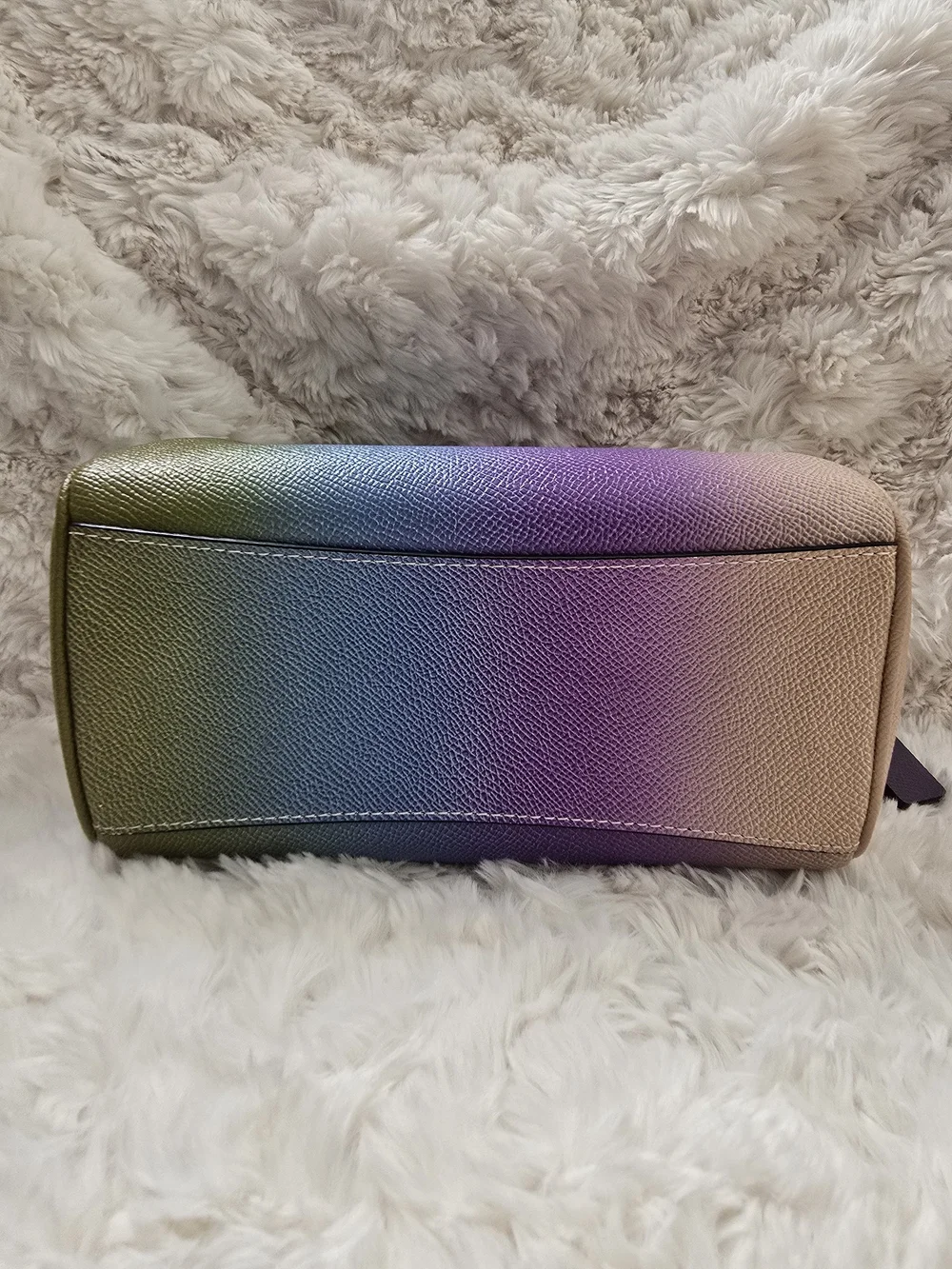 Coach Ombre Rainbow Leather Crossbody Bag - Picture 5 of 8